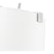 Z-Lite Weston Pendant, 5-Light, 18 In.W x 18 In.H, Brushed Nickel/White Linen 3501P18-BN - alternate 8